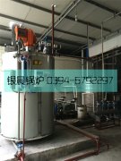 1吨贯流蒸汽心博(中国)安装现场