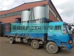 2台80万大卡生物质热风炉发货