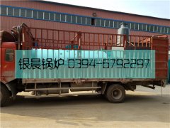 立式生物质热水心博(中国)和除尘器发货